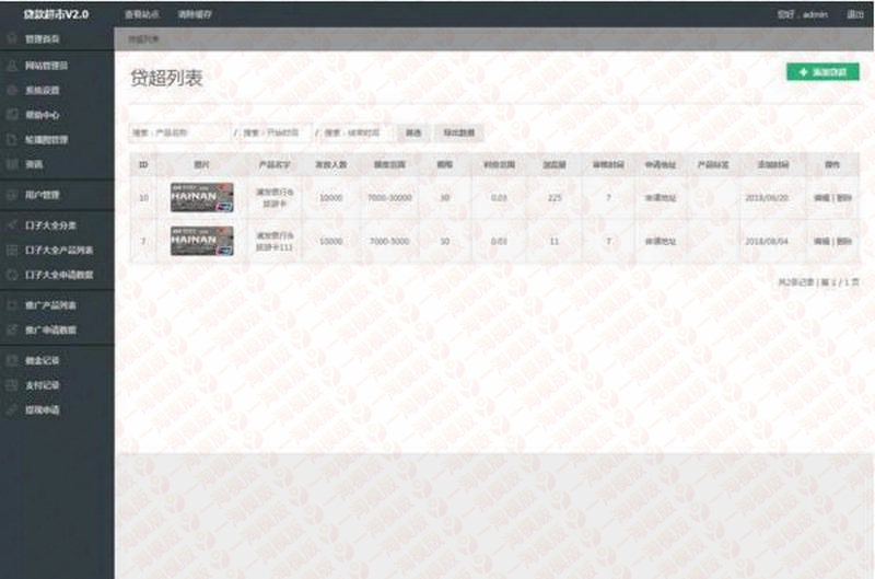 图片[2]-贷款超市网贷口子金融分发系统 Thinkphp开发网贷超市源码 金融超市贷超三级分销-启航资源