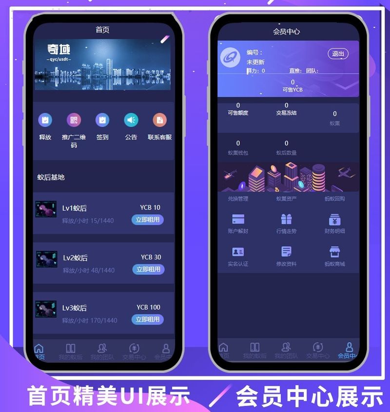 疯狂蚂蚁 矿池模式 挖矿区块链模式资金盘 全开源可二开可封装APP带教程-启航资源