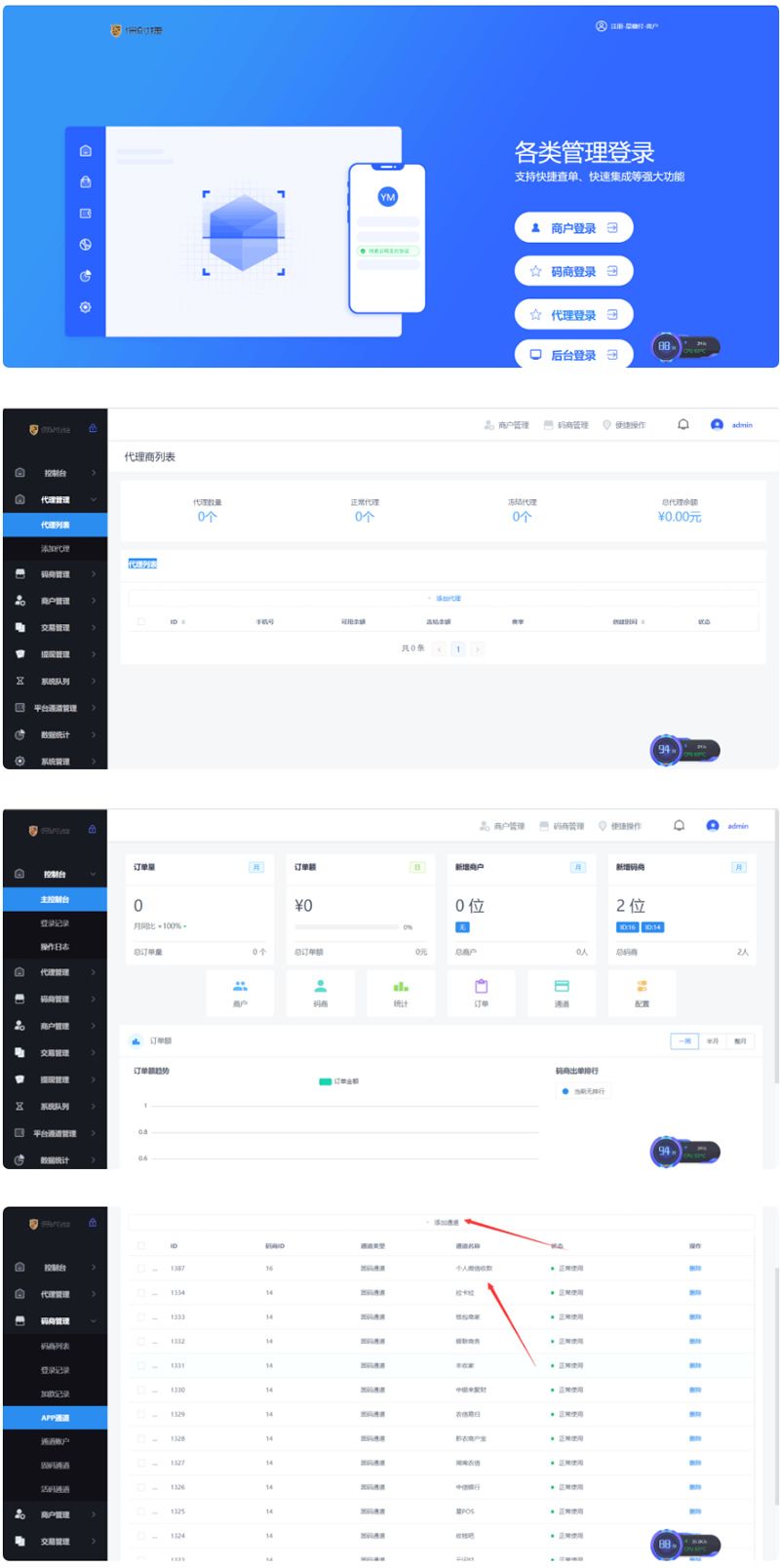 图片[1]-最新更新云码付，星糖付多合一全自动码商，商户，代理，支付一体-启航资源