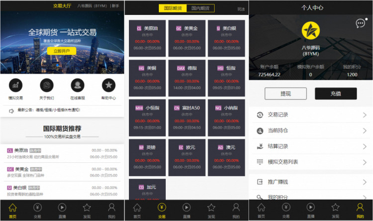 图片[2]-最新福星yii高端系列微盘点位盘pC+手机+国内外期货盘+带直播页面+完整数据-启航资源