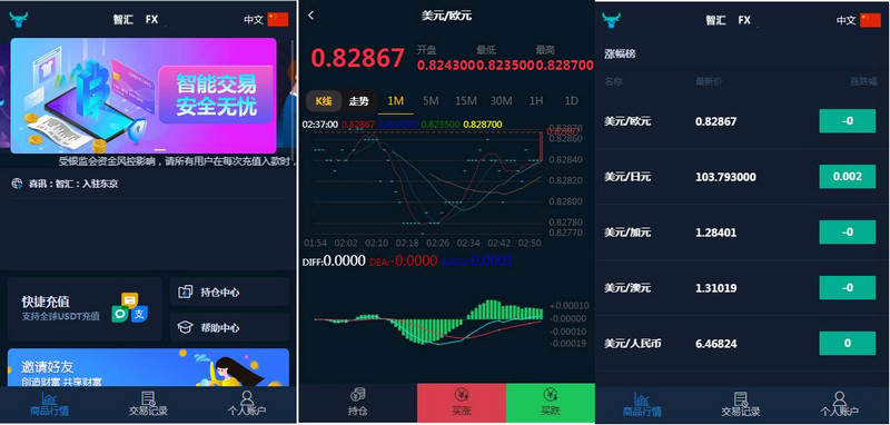 汇汇通/多语言微交易/时间盘K线修复版-启航资源