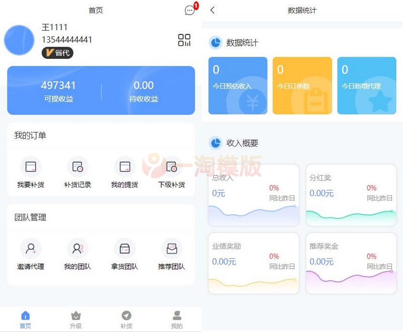 图片[1]-亲测Thinkphp内核微商分销代理商城源码/带代理等级与升级条件功能-启航资源