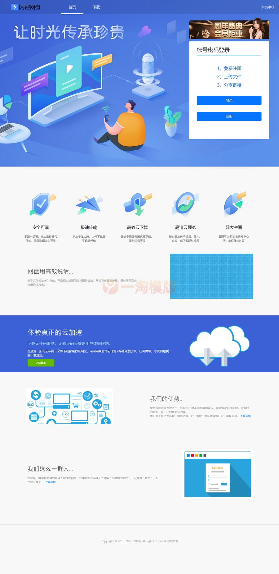 图片[2]-精品赚钱网盘系统/城通网盘/蓝奏网盘/多服务器上传/限速下载-启航资源