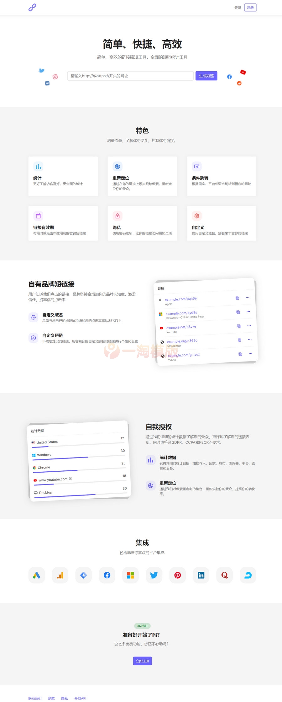 图片[1]-亲测2021全新PHP短网址生成系统/短链接生成系统/URL缩短器系统源码-启航资源