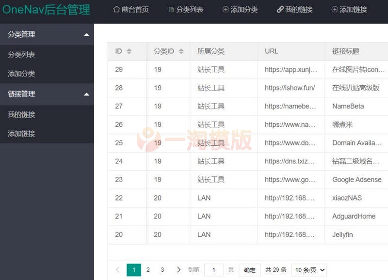 图片[3]-亲测PHP+SQLite3简约网址导航、书签管理器网站源码-启航资源