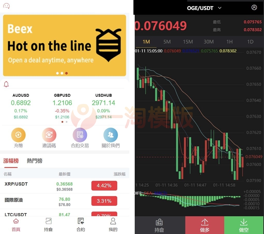图片[1]-可二开最新合约微交易系统源码 微盘交易系统源码-启航资源