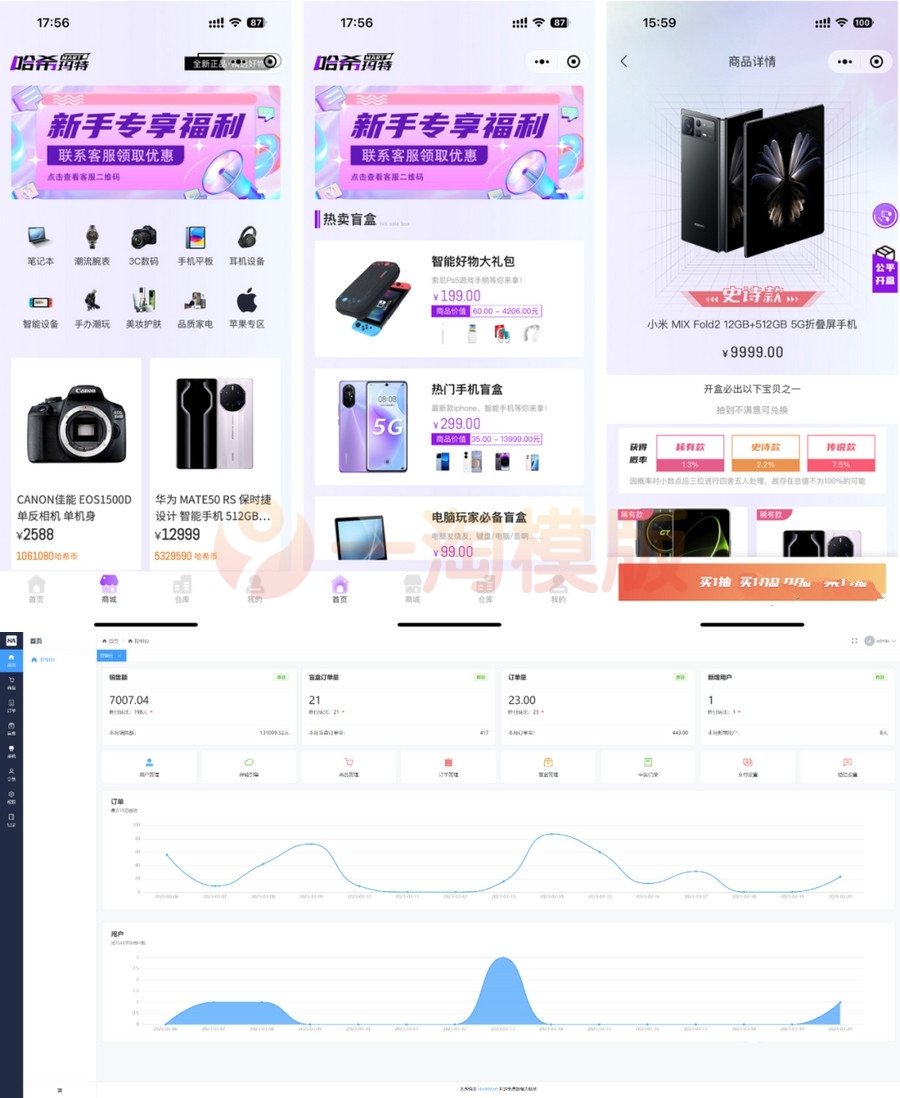 图片[1]-HashMart 开源的盲盒源码，一键搭建盲盒商城-启航资源