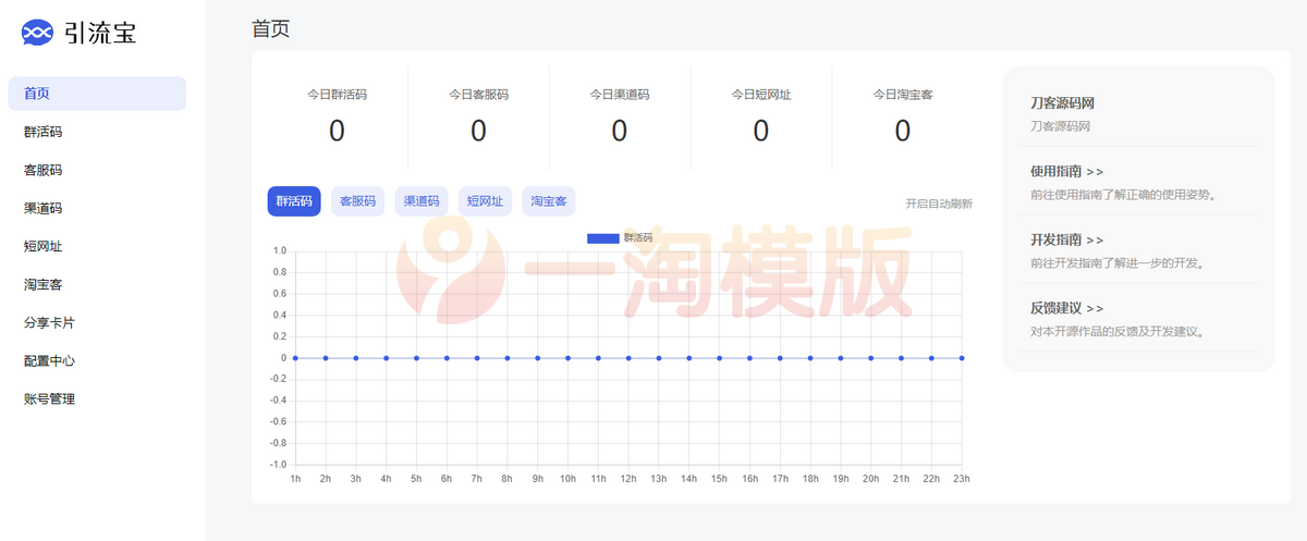 图片[3]-全新功能活码管理平台系统源码-支持群活码、淘宝客、分享卡片、短网址等-启航资源
