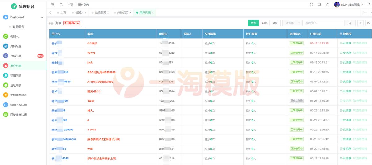 图片[4]-亲测简单快速方便机器人框架TRX自动兑换机器人源码+搭建教程-启航资源