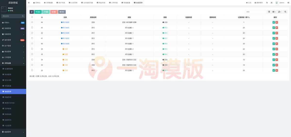 图片[6]-推荐二开运营版王者荣耀皮肤抽奖系统/游戏皮肤盲盒/盲盒商城抽奖盲盒/前端UNIAPP-启航资源