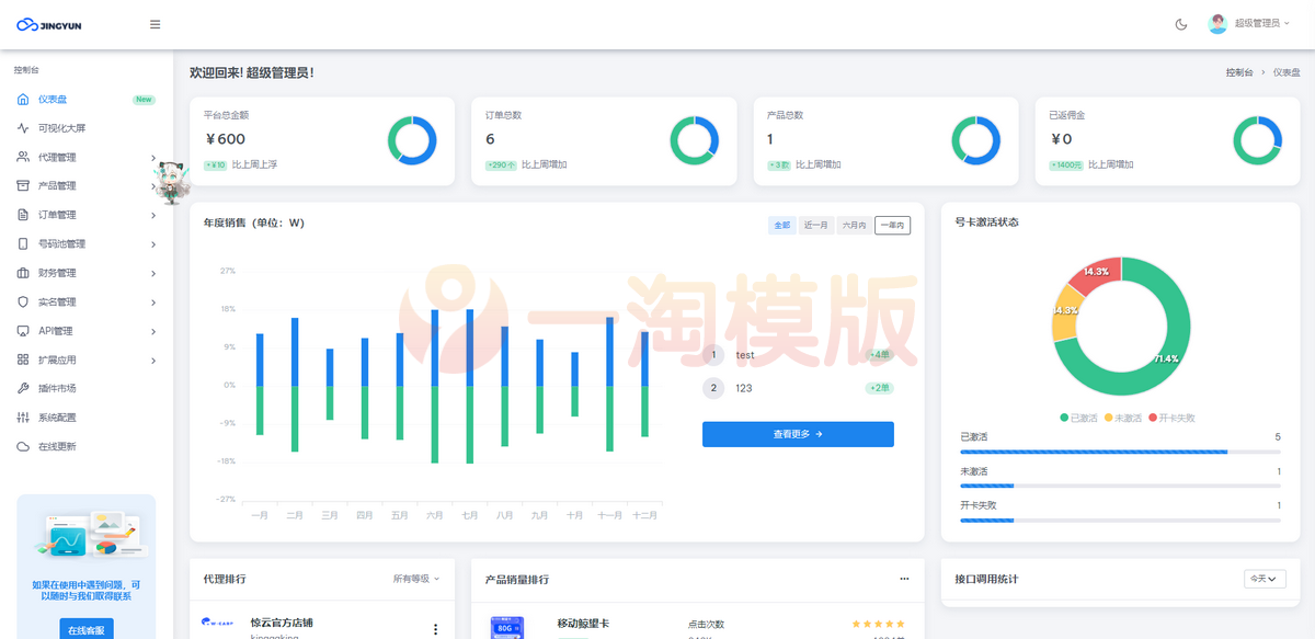 图片[3]-多功能号卡推广分销管理系统 流量卡推广分销网站源码-启航资源