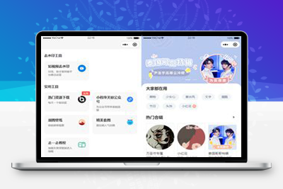 亲测多接口带头像挂件制作小程序源码/短视频去水印微信小程序源码-启航资源